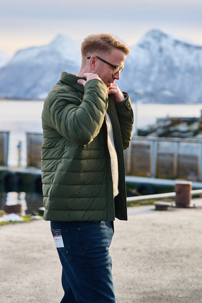 Sapparo Down Shirt - Olive