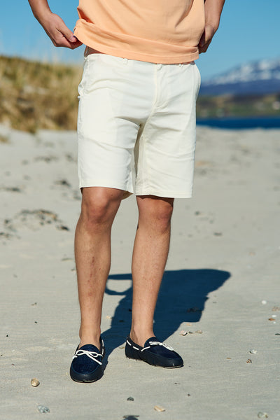Slim Sport Shorts - Cream