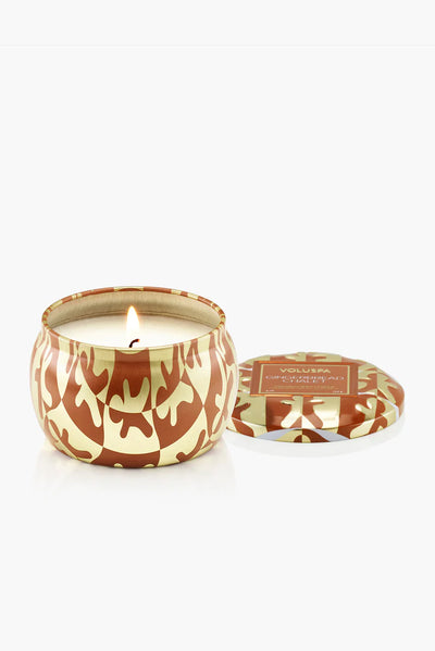 Mini Tin Candle - 25tim Gingerbread Chalet