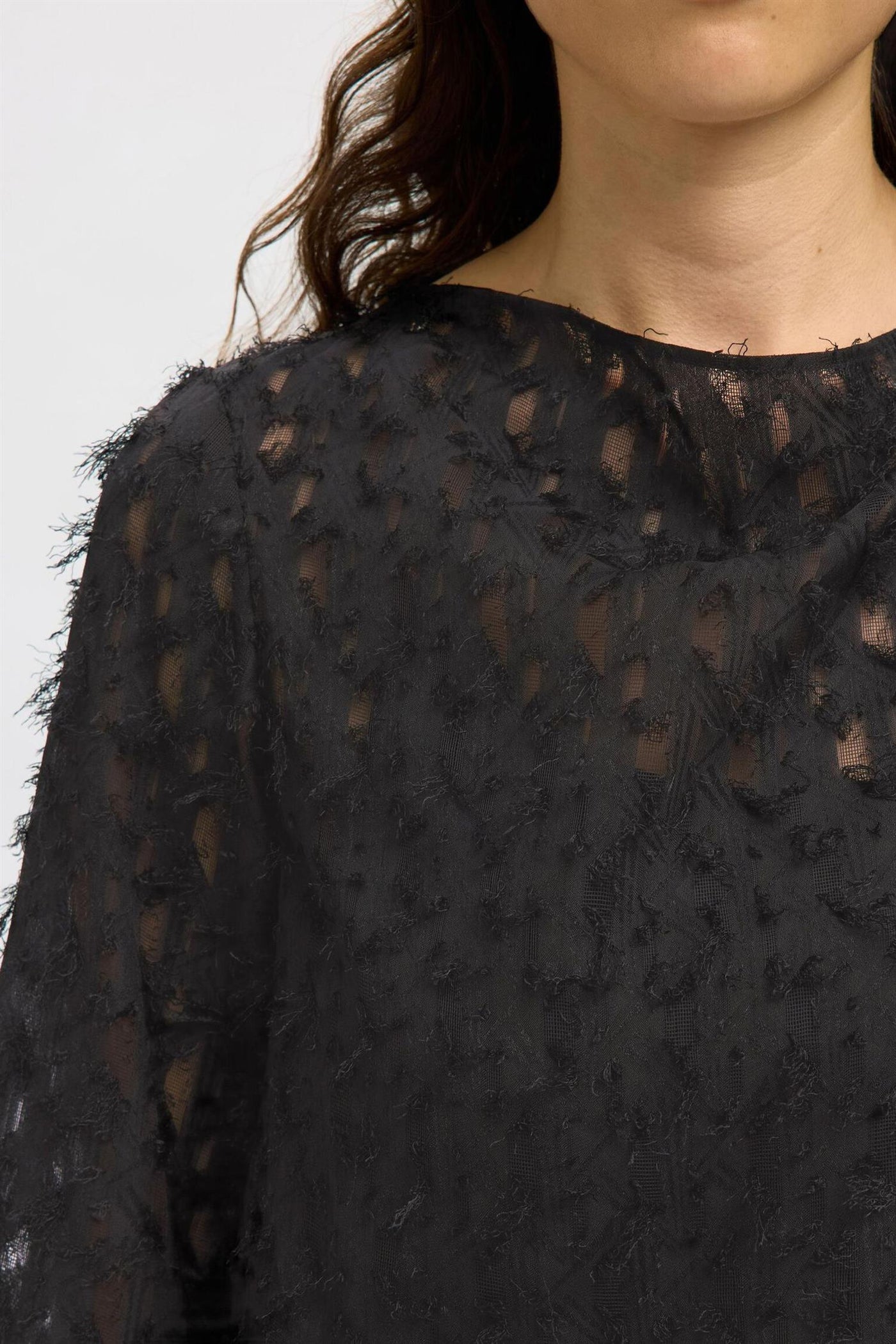 Marion Ls Boat Neck - Black