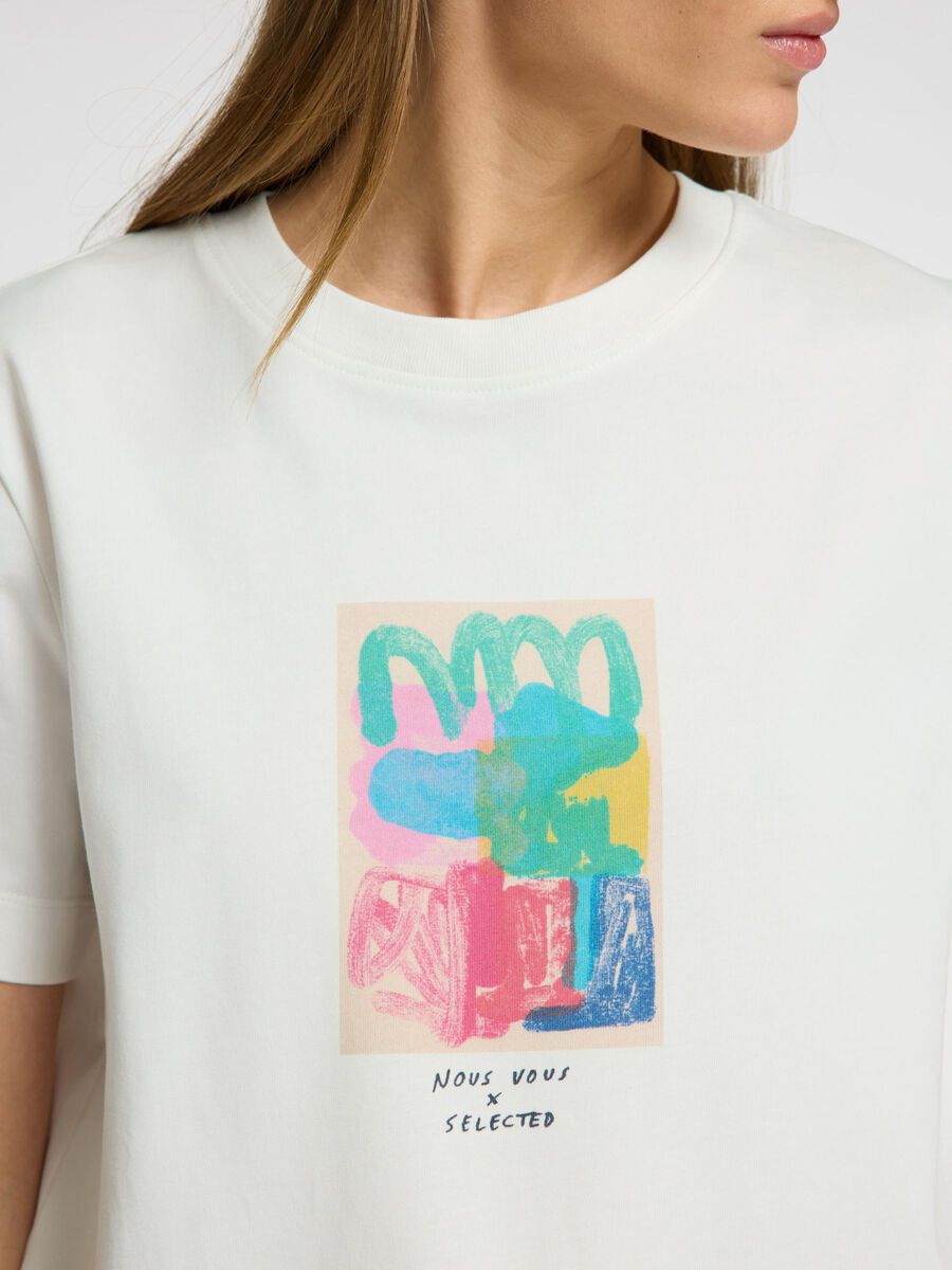 Essential SS Boxy Printed Tee