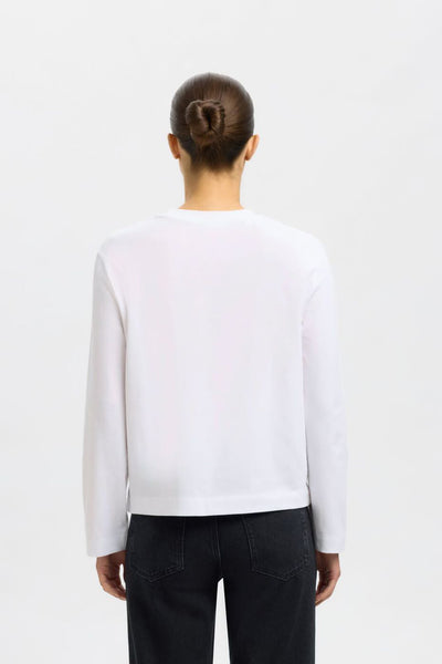 Essential Ls Boxy Tee - Bright White