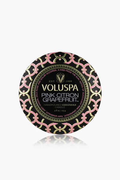 Mini Tin Candle - Pink Citron Grapefruit