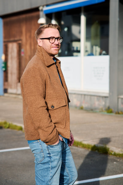 Jakob Wool Blend JKT - Chipmunk