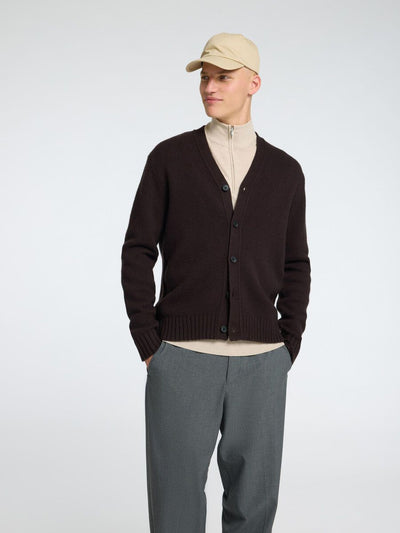 Tray Ls Knit Merino Half Zip Noos - Oatmeal