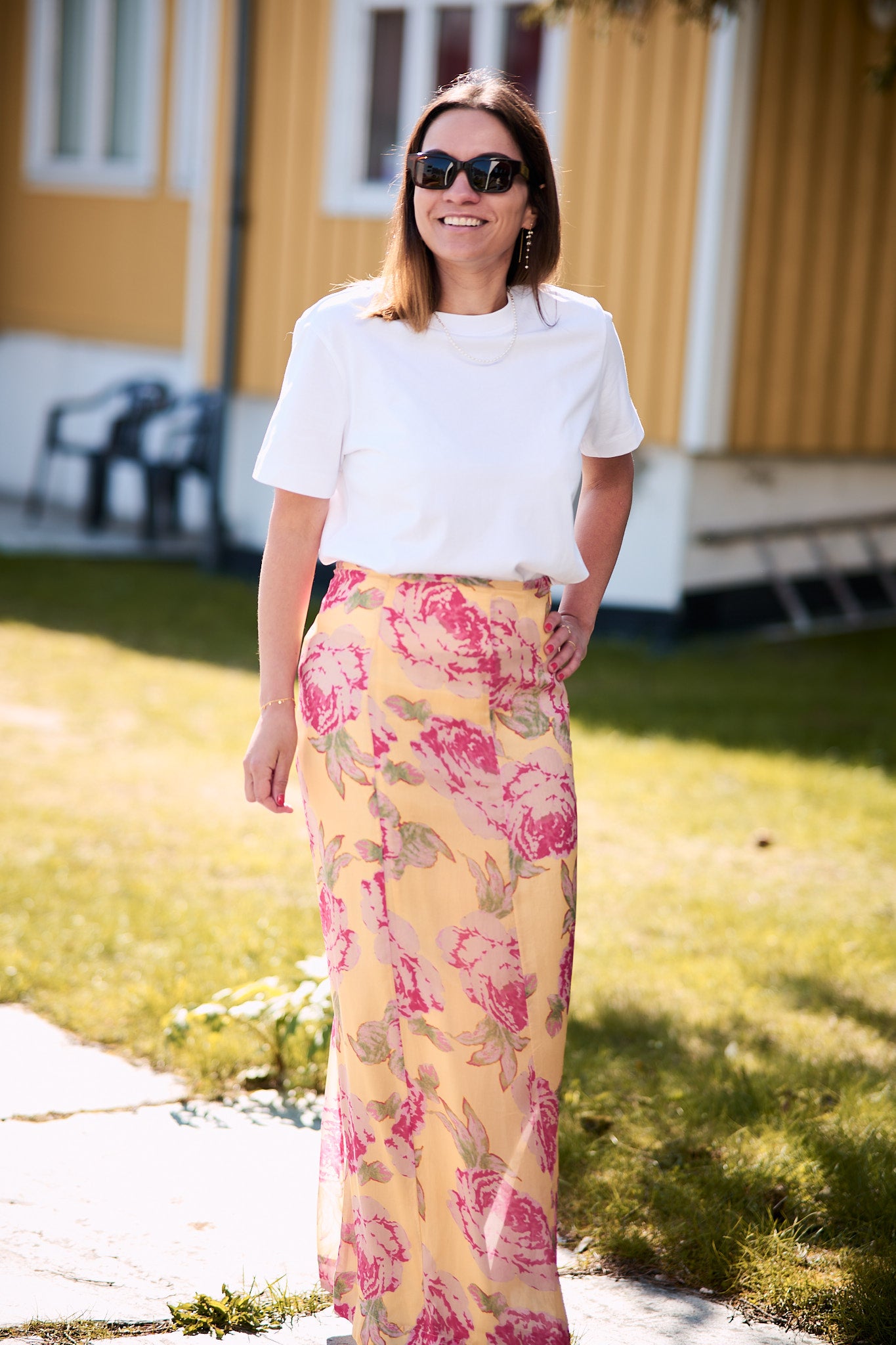 Cupro Skirt Pink Rose