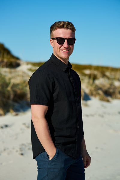 Reg-Sun Shirt SS - Black