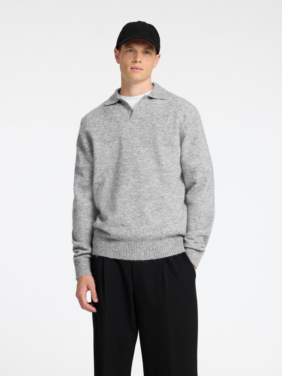 Rai Ls Knit Open Polo