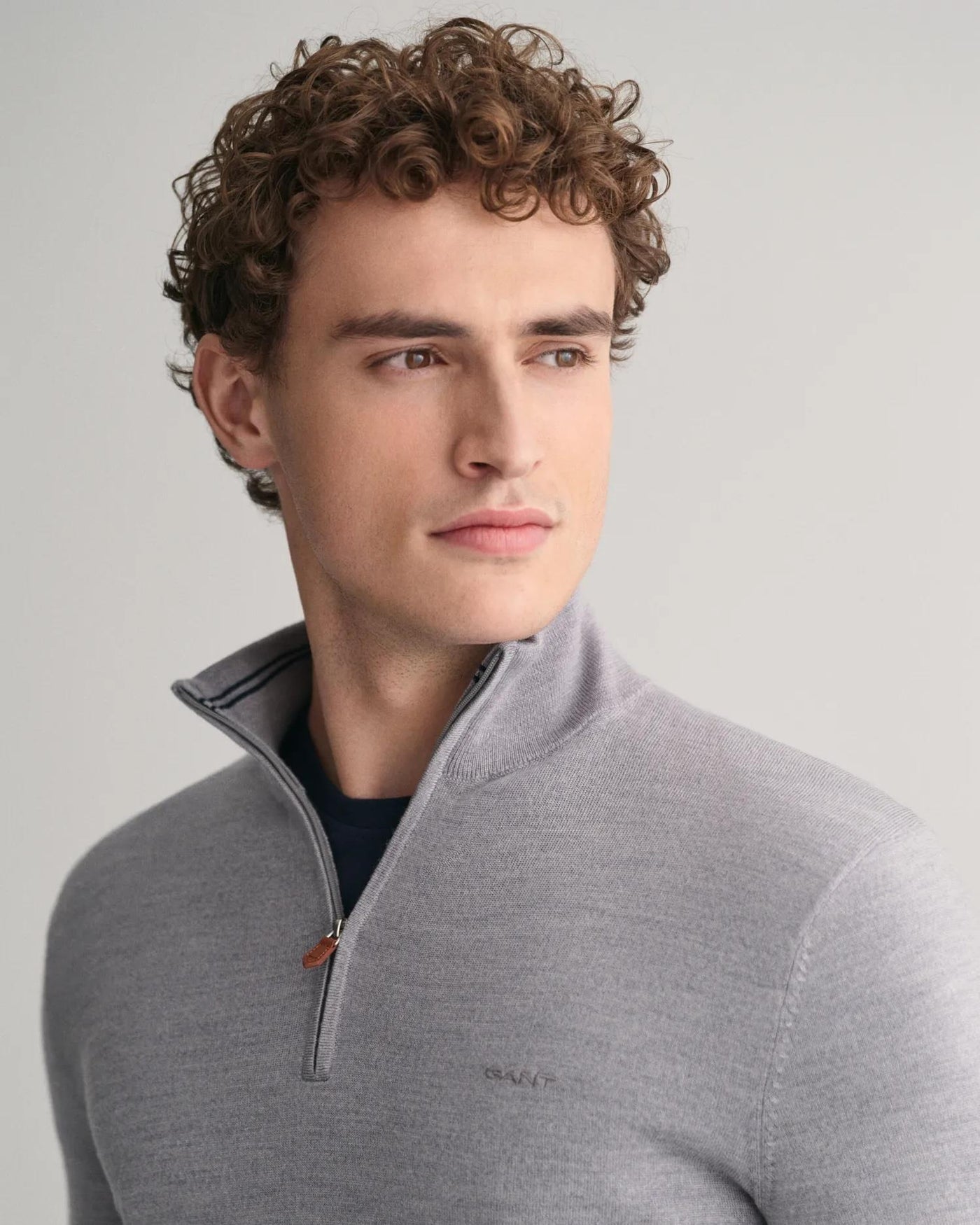 Extrafine Merino Wool Half Zip