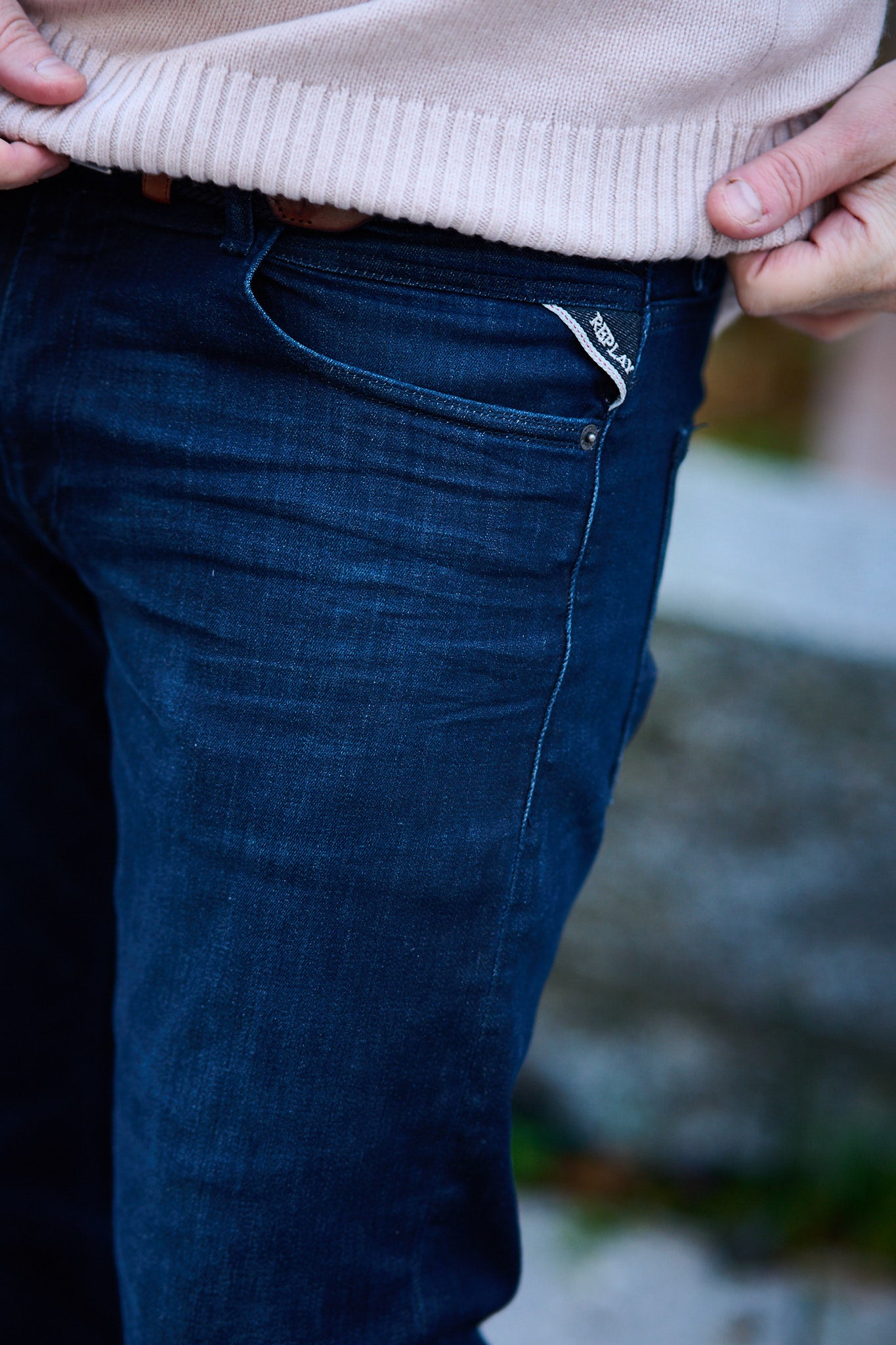 Grover Straight Fit Jeans - Dark blue