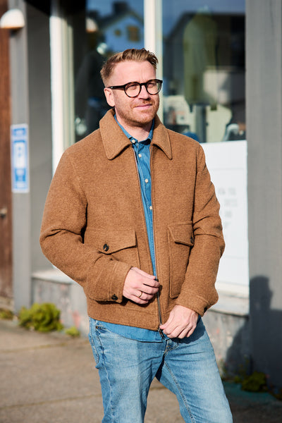 Jakob Wool Blend JKT - Chipmunk