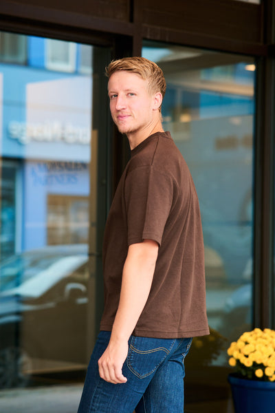 Looseoscar SS O-Neck Tee - Demitasse