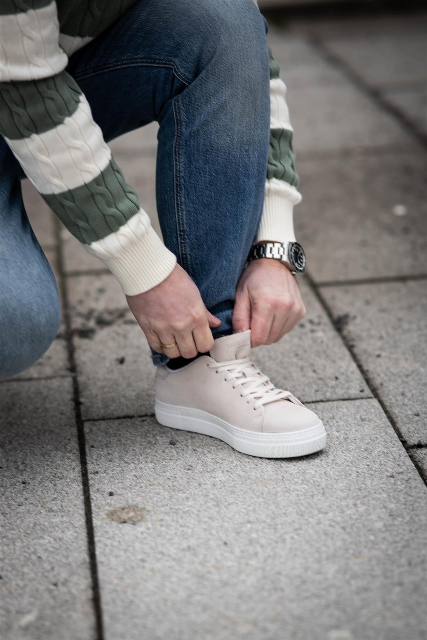 David Chunky Suede Sneaker