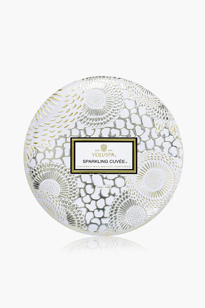 3 Wick Tin Candle 40 Timer - Sparkling Cuvee