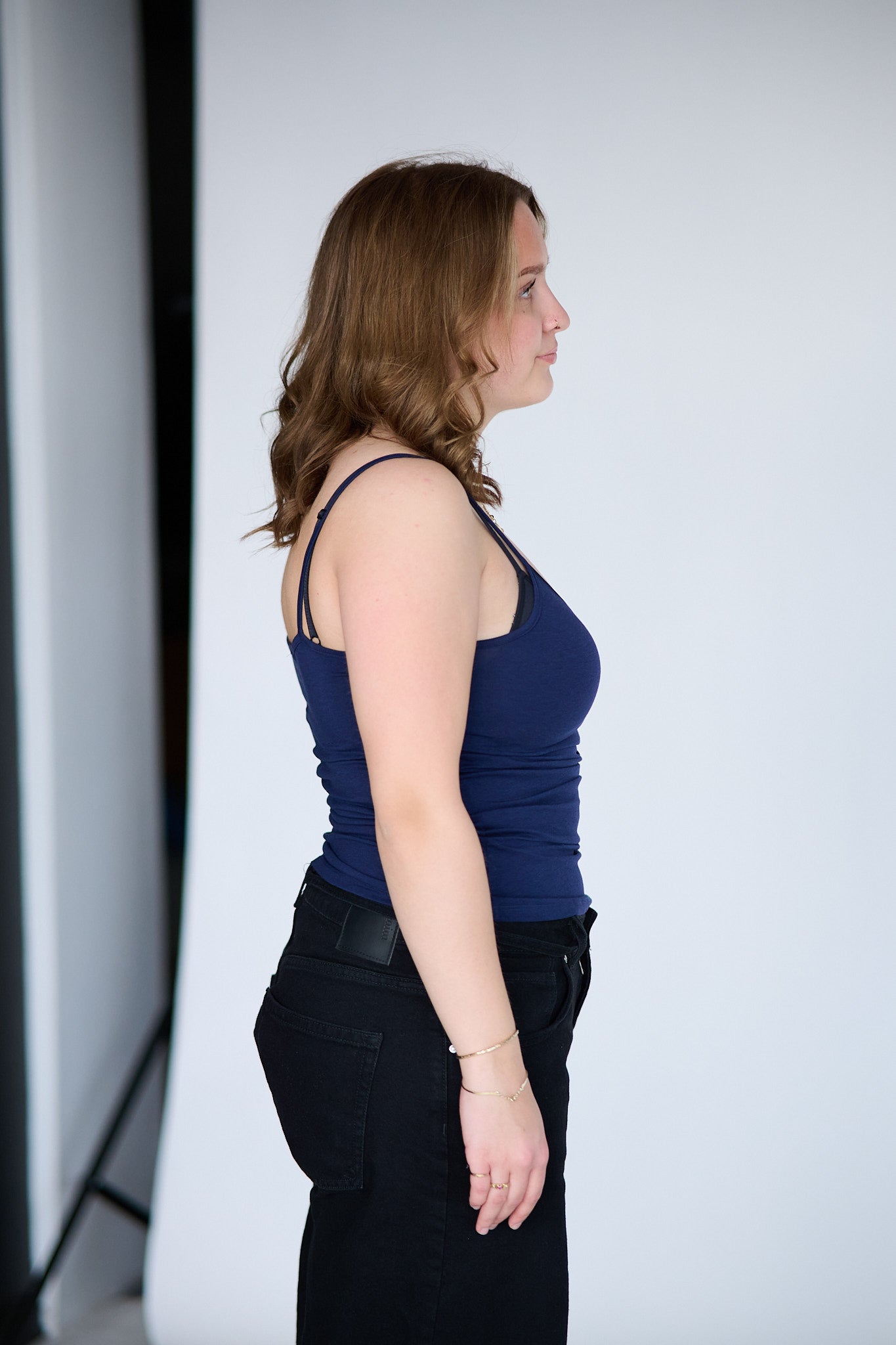 Perfect Line Top w/Strap - Blue