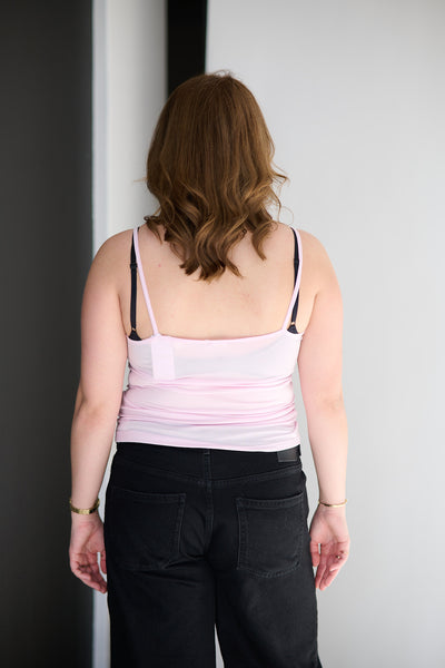 Perfect Line Modal Top - Rose