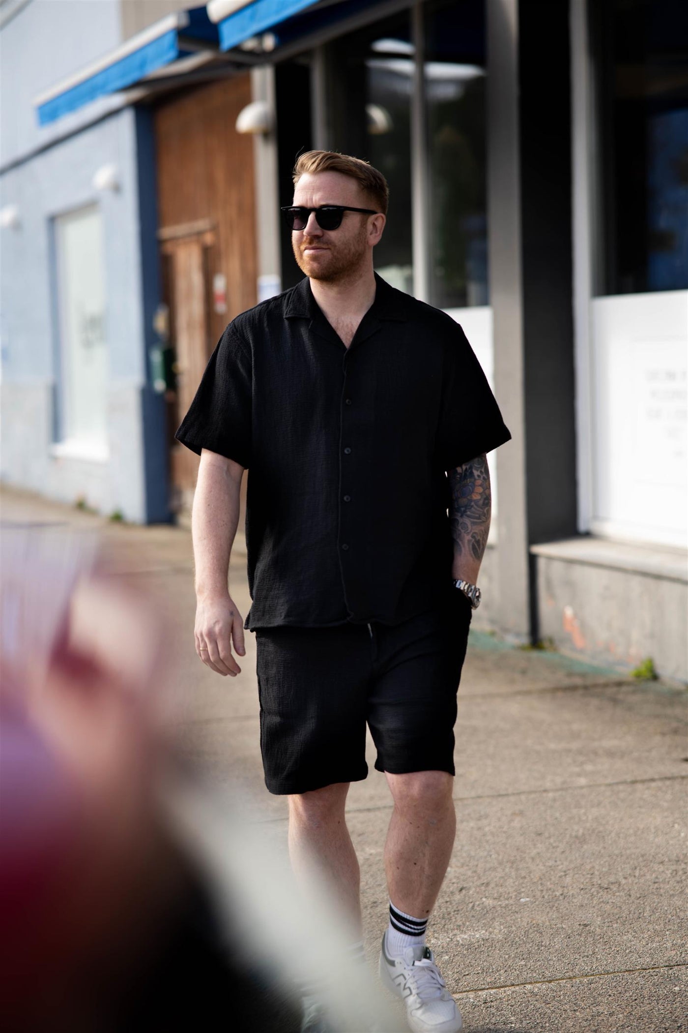 Relax-Sal Shirt SS Resort - Black