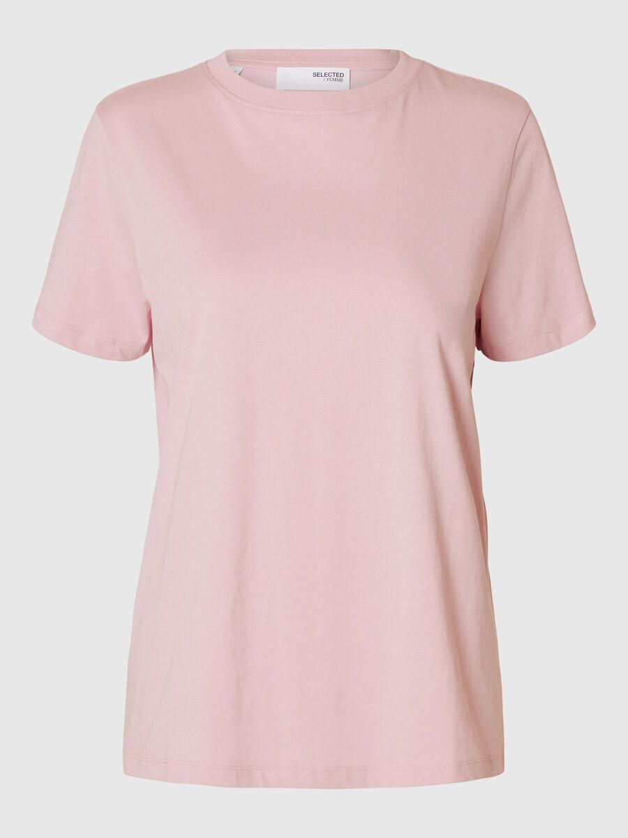 Myessential SS O-Neck Tee - Bleached Mauve