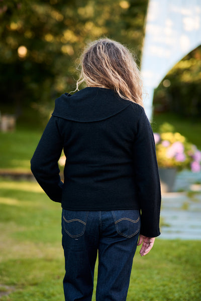 Darla LS Knit Jacket - Black