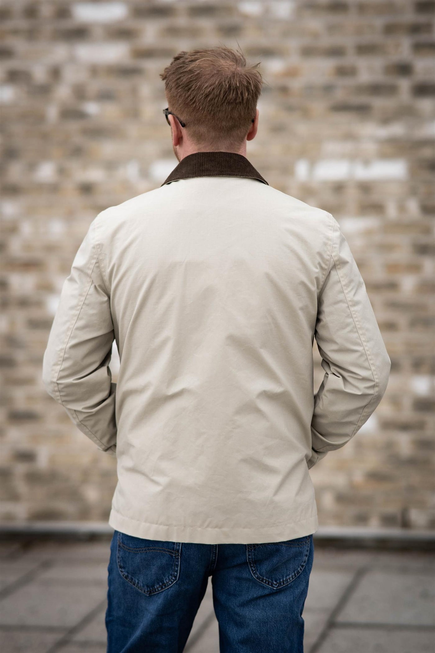 Walter Waxed Jacket - Feather Grey