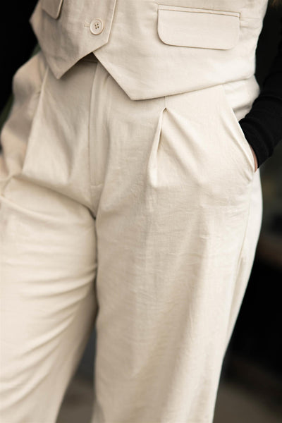 ElarahGZ Linen HW Pants
