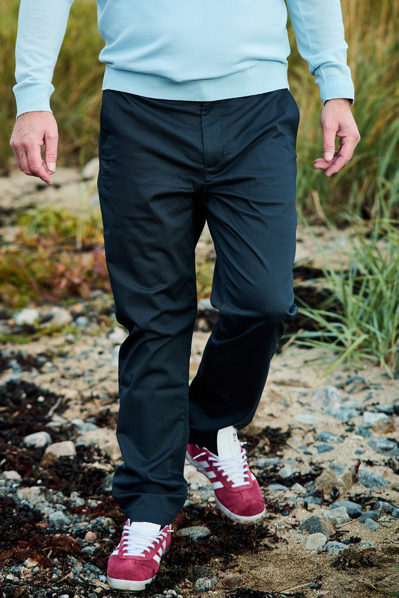 Denton Printed Structure Chino - Desert Sky