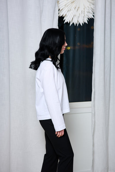 Essential Ls Boxy Tee - Bright White