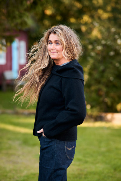 Darla LS Knit Jacket - Black