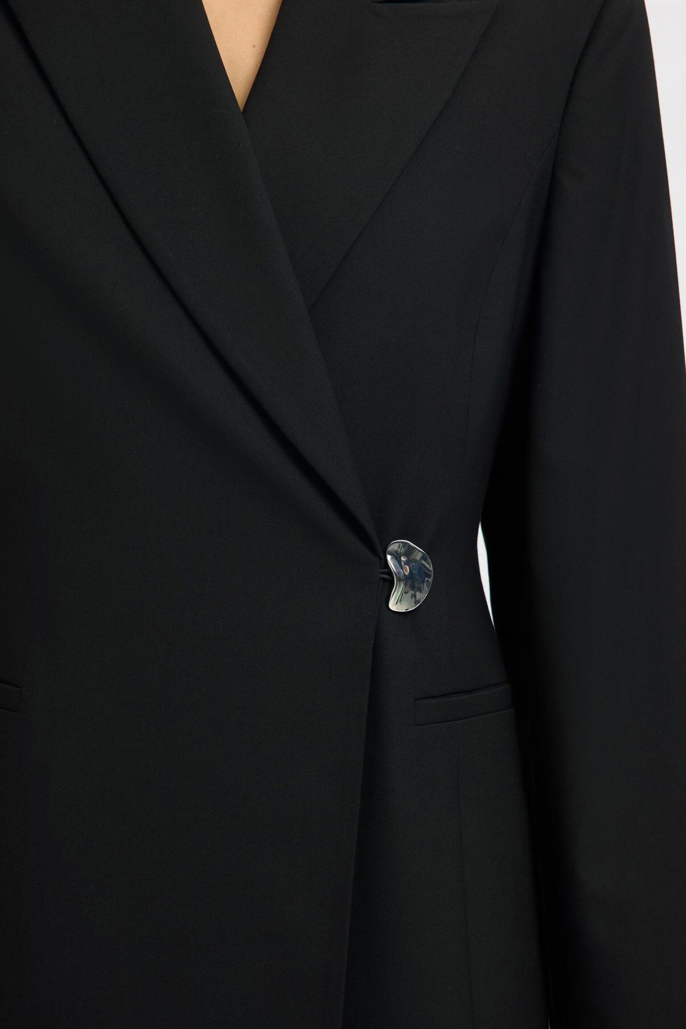 Lisa Blazer Dress - Black