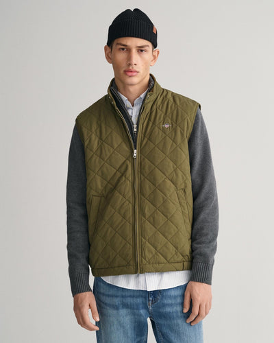 Quilted Windcheater Vest