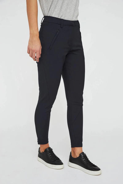 Angelie 238 Zip, Navy Jeggin