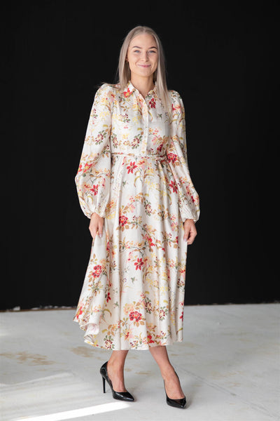 Viscose Shirt Dress Botanical