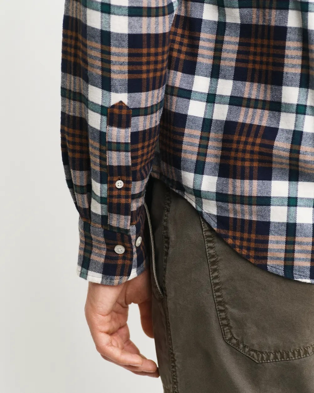 Reg Flannel Plaid Shirt