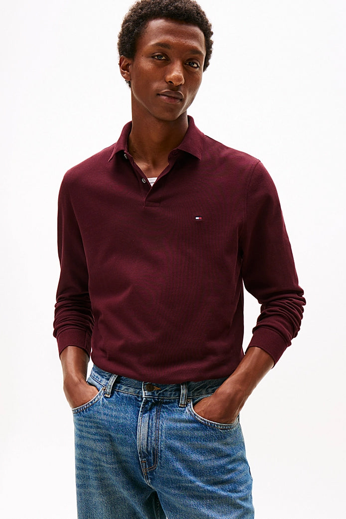 Liquid Cotton Reg Polo - Deep Burgundy
