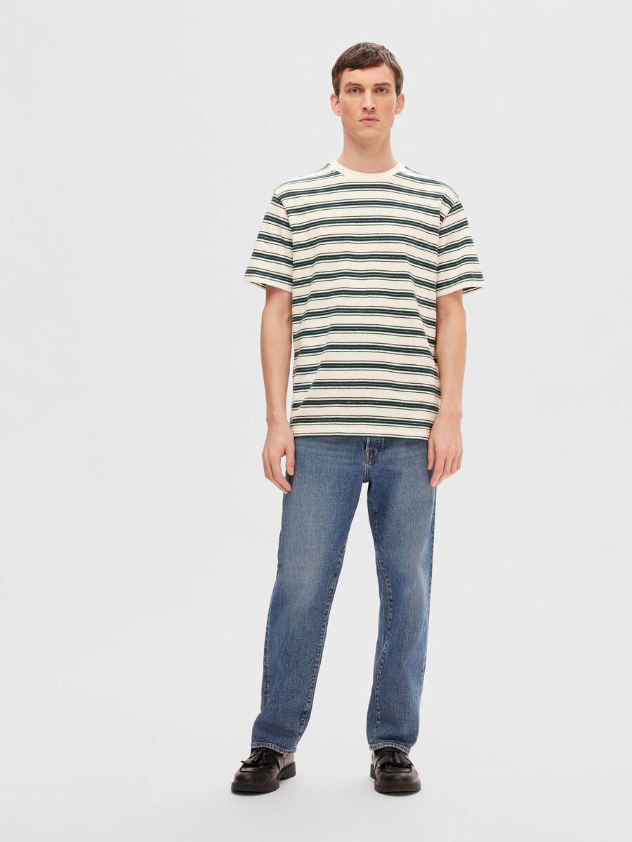 Relaxsolo Stripe SS O-Neck Tee