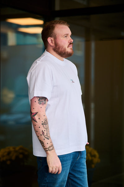 Pete License ss O-neck Tee - Print News