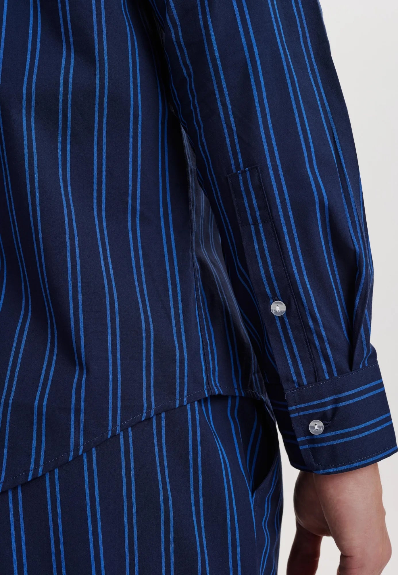 JBS  of Dk Woven Shirt - Blue Stripe