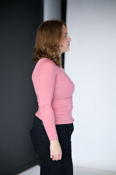 Perfect Line T-shirt L/SL - Pink