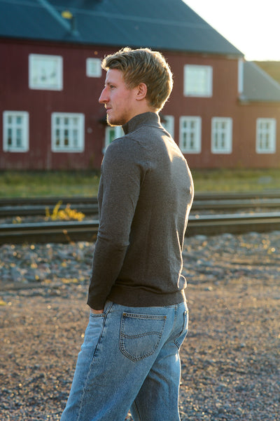 Berg LS Half Zip - Morel