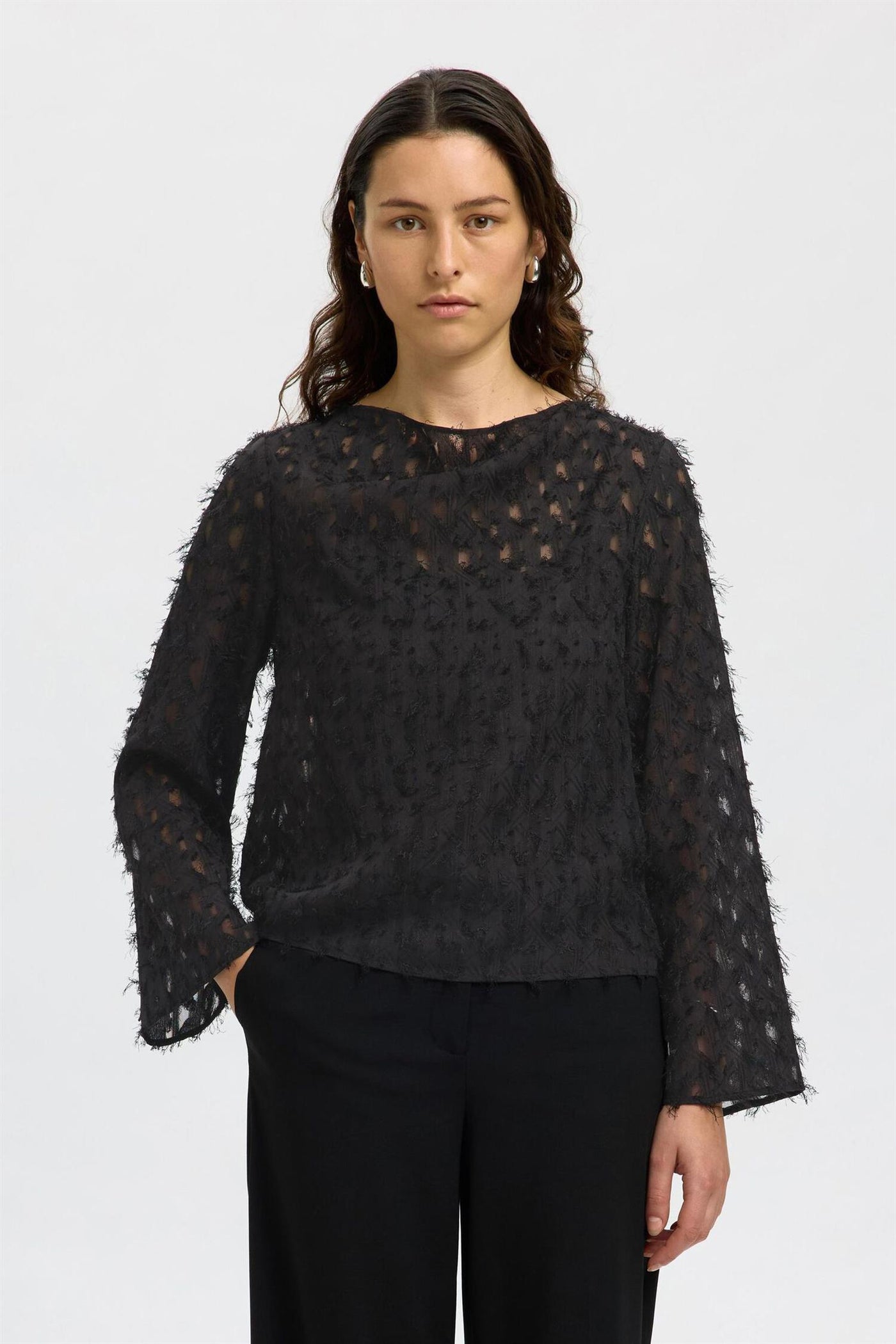Marion Ls Boat Neck - Black