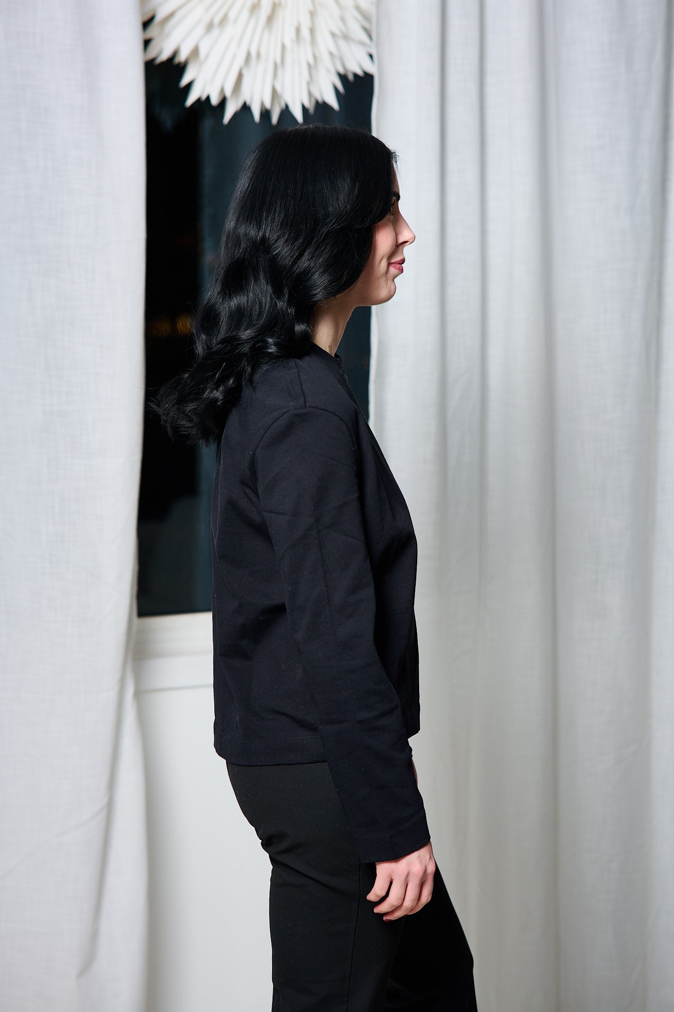 Essential Ls Boxy Tee - Black