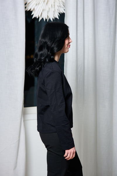 Essential Ls Boxy Tee - Black