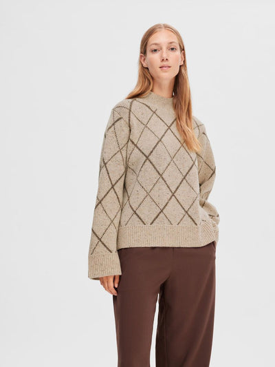 Aril LS Knit High Neck