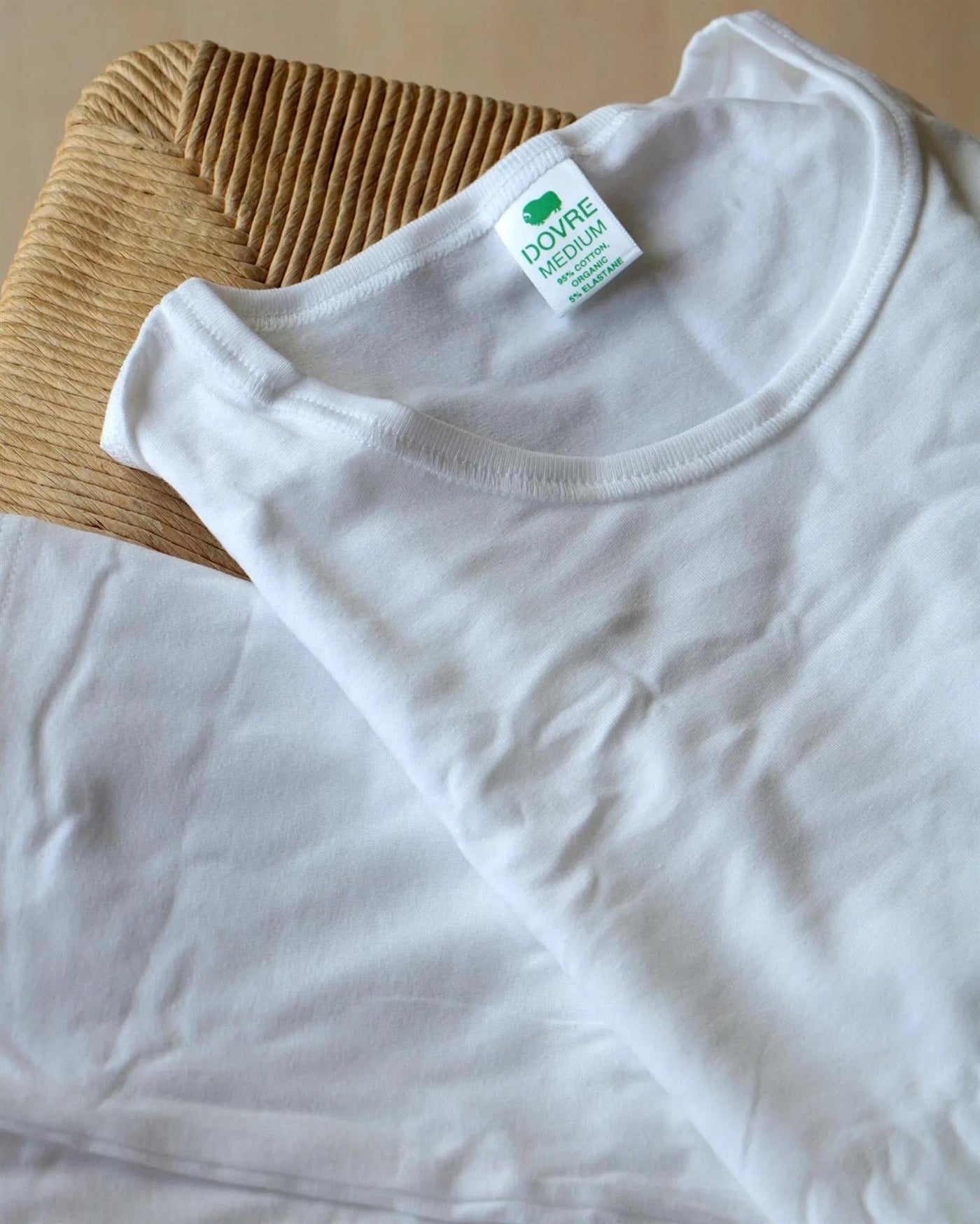 T-Skjorte Økologisk Bomull -2pk
