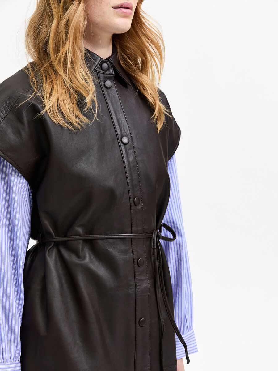 Sigrid Ss Leather Dress