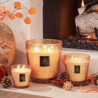 Boxed 3-Wick Hearth Candle W.Lid - Spiced Pumpkin Latte