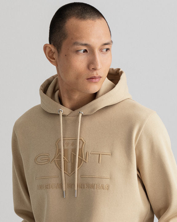Tonal Archive Shield Hoodie