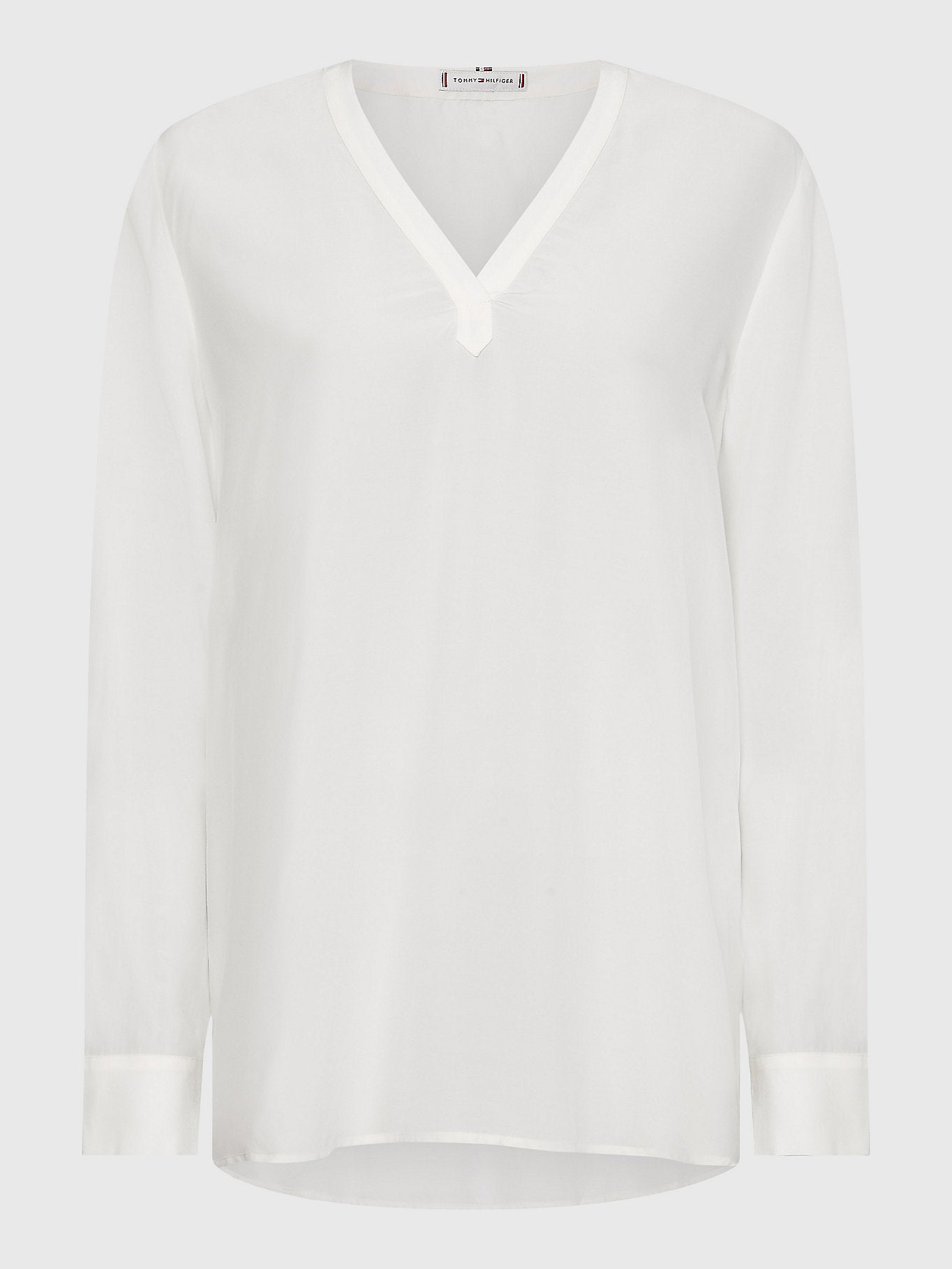 Viscose Solid V-Neck