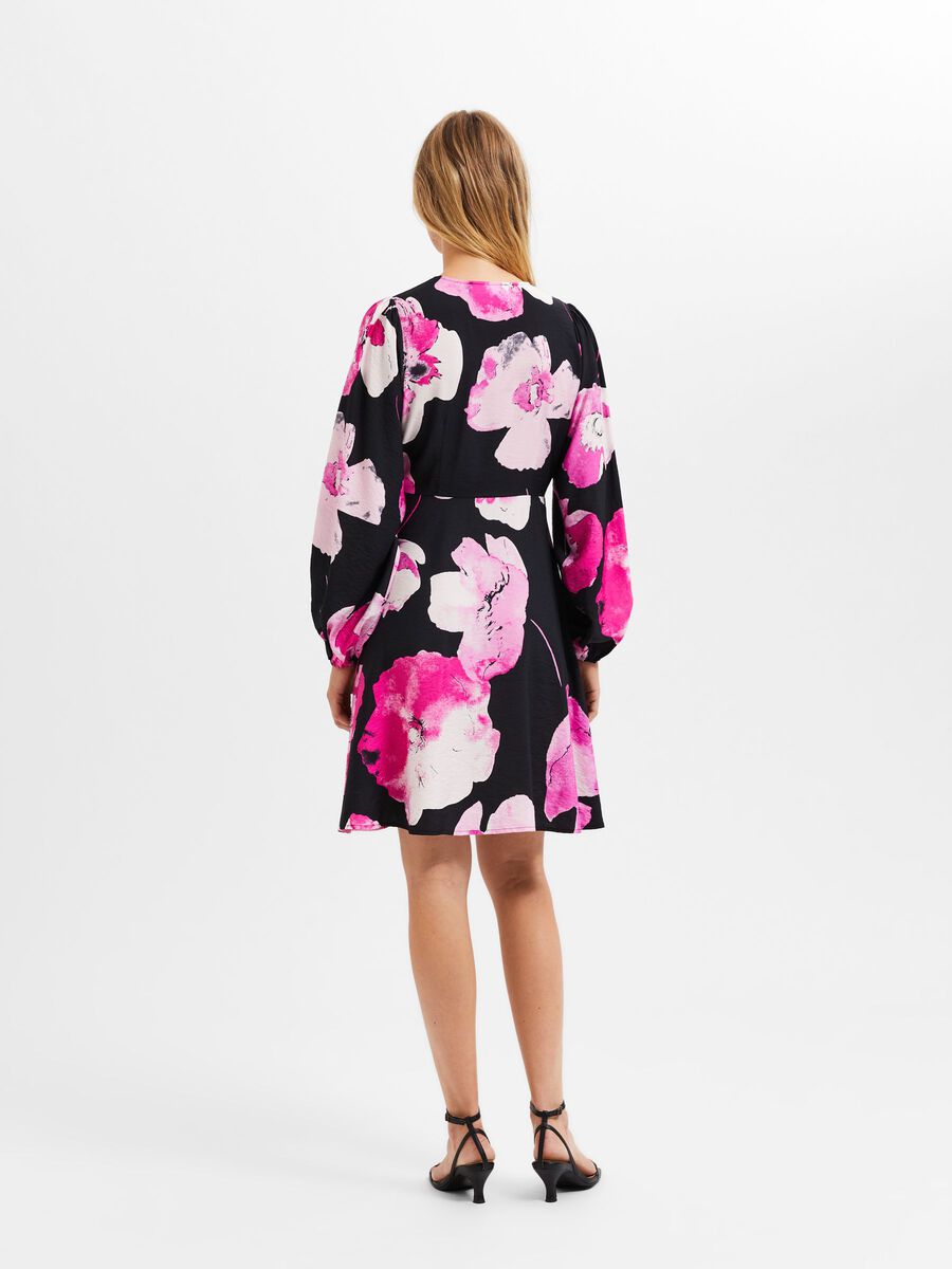 Aura-Sienna LS Wrap Dress