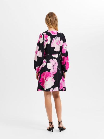 Aura-Sienna LS Wrap Dress
